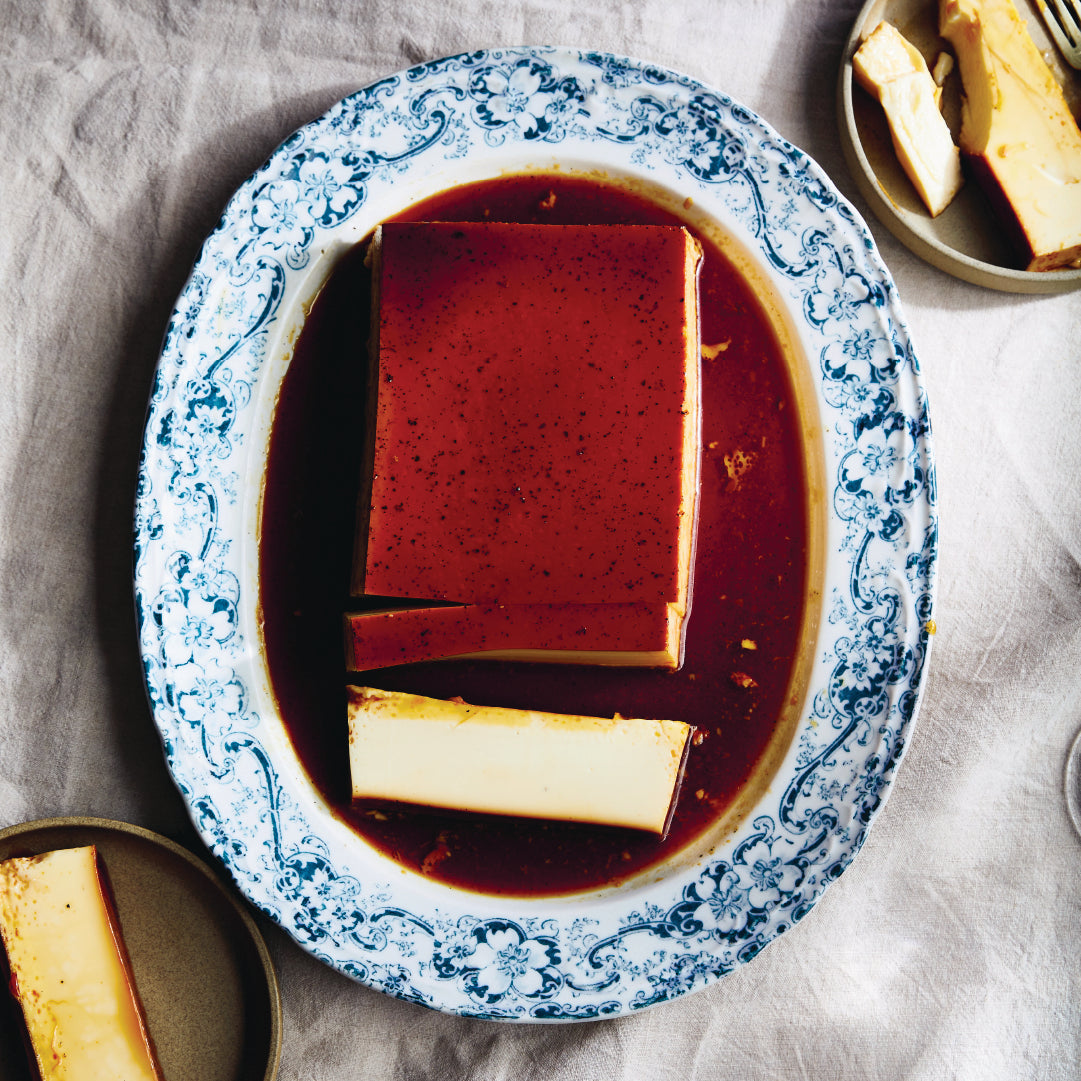 Espresson Flan by Julia Busuttil Nishimura with NON Wine Alternative